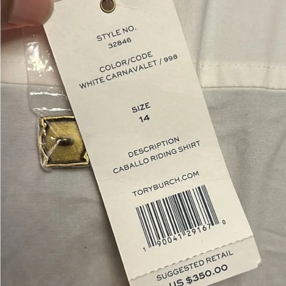Tory Burch Colorful Patchwork Blouse - Picture 6 of 6
